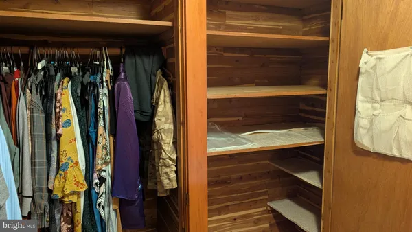 a view of walk in closet