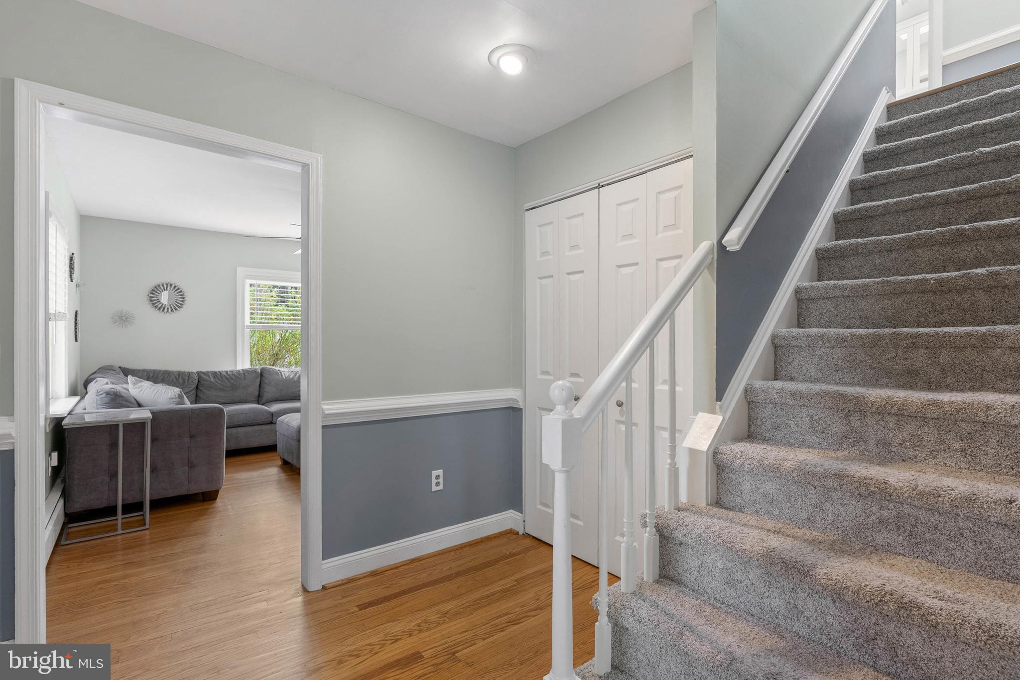 2546 Mansion Road Huntingdon Valley, PA 19006 - Photo 3 of 43 a view of entryway and hall with wooden floor