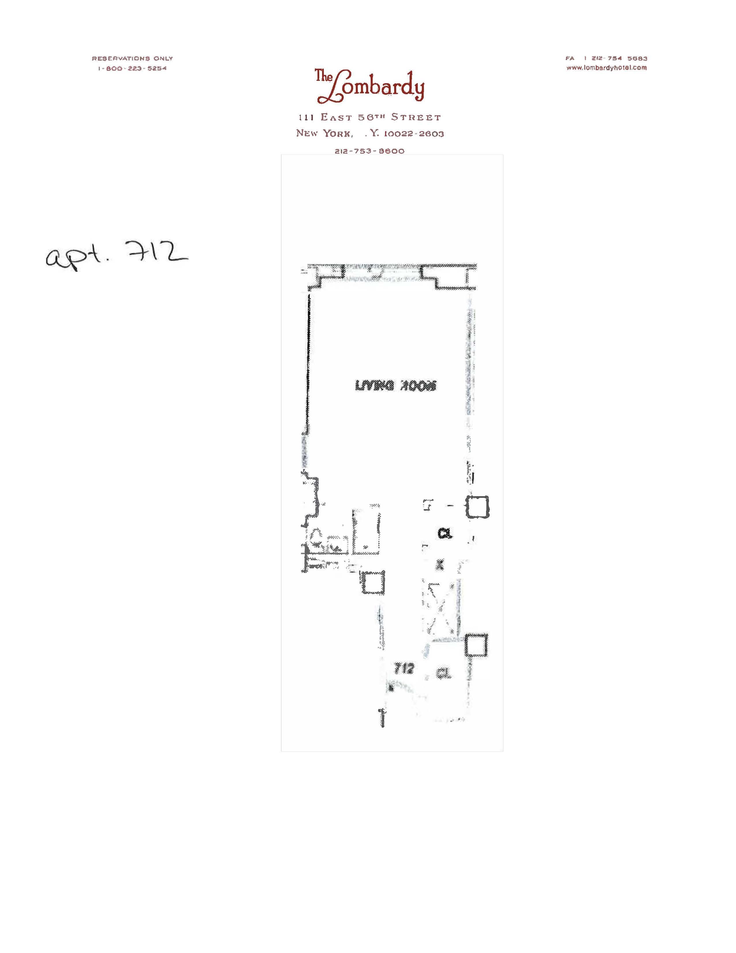 111 East 56th Street, Unit 712 Manhattan, NY 10022 - Photo 16 of 16 a picture of a bathroom with a white wall