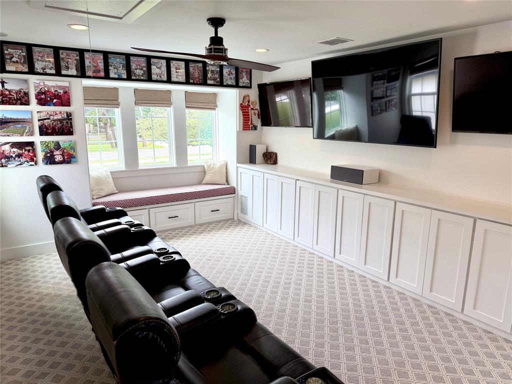 1304 Tinker Road Colleyville, TX 76034 - Photo 16 of 28 a living room with furniture fireplace and flat screen tv