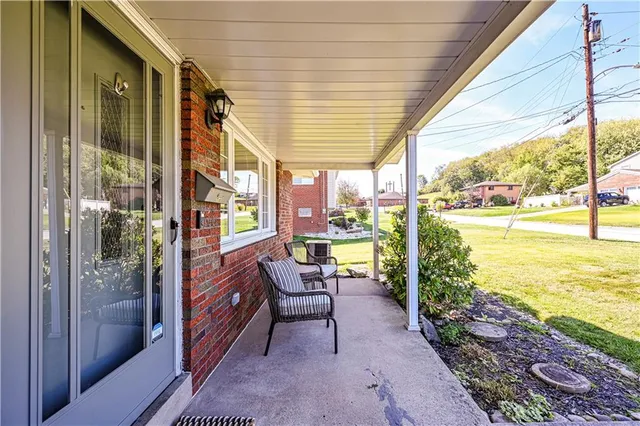 a view of swimming pool with outdoor space