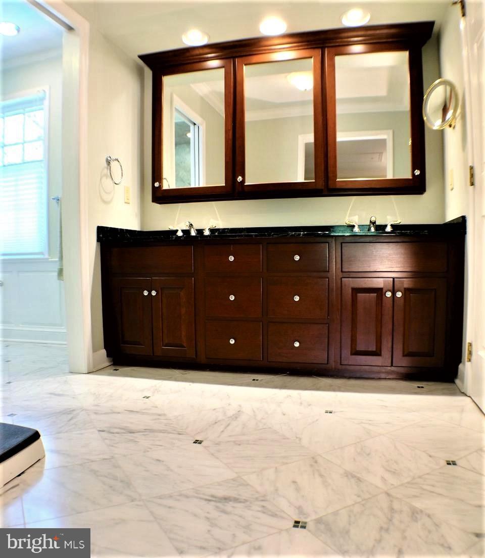 1066 Beaumont Road Berwyn, PA 19312 - Photo 26 of 40 Master Bath with marble and granite double vanity