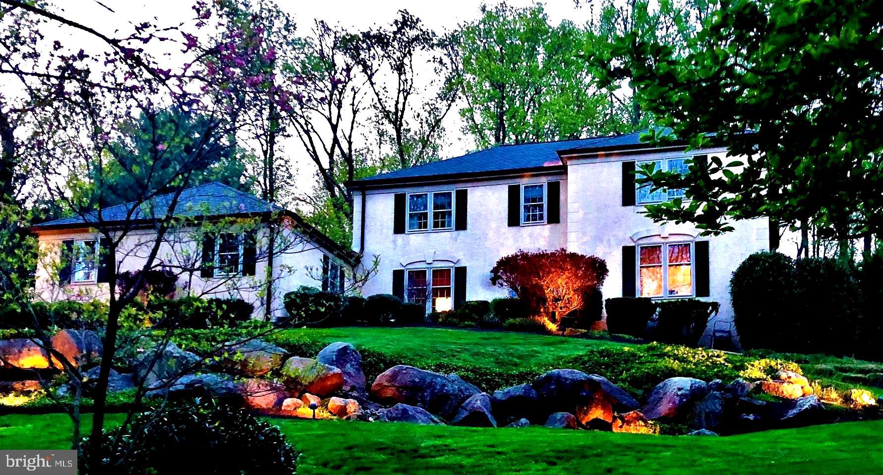1066 Beaumont Road Berwyn, PA 19312 - Photo 40 of 40 Custom designed landscape lighting