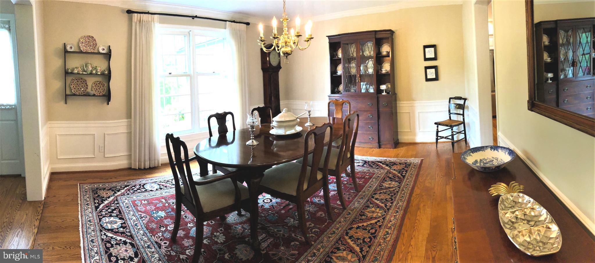 1066 Beaumont Road Berwyn, PA 19312 - Photo 10 of 40 Formal Dining Room with site finished hardwood