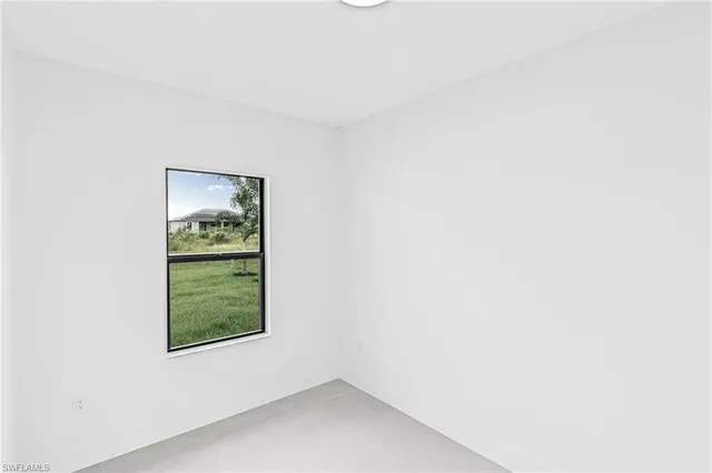 a small space with a window