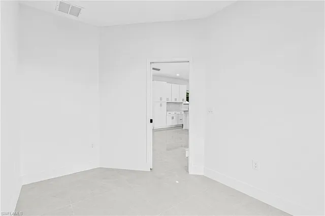 a house view with a garden space