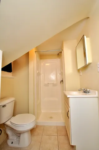 a view of a hallway with entryway