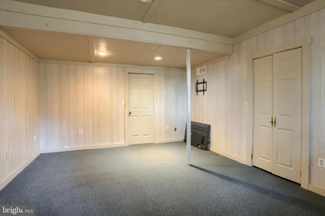 a view of an empty room