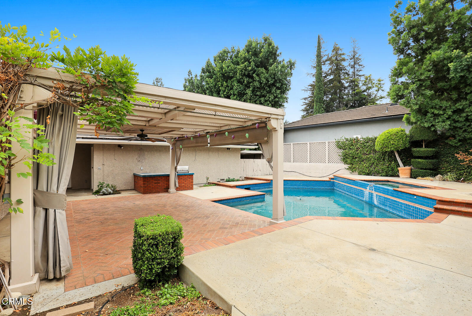 2001 Canyon Road Arcadia, CA 91006 - Photo 37 of 52 a view of a house with backyard and trees