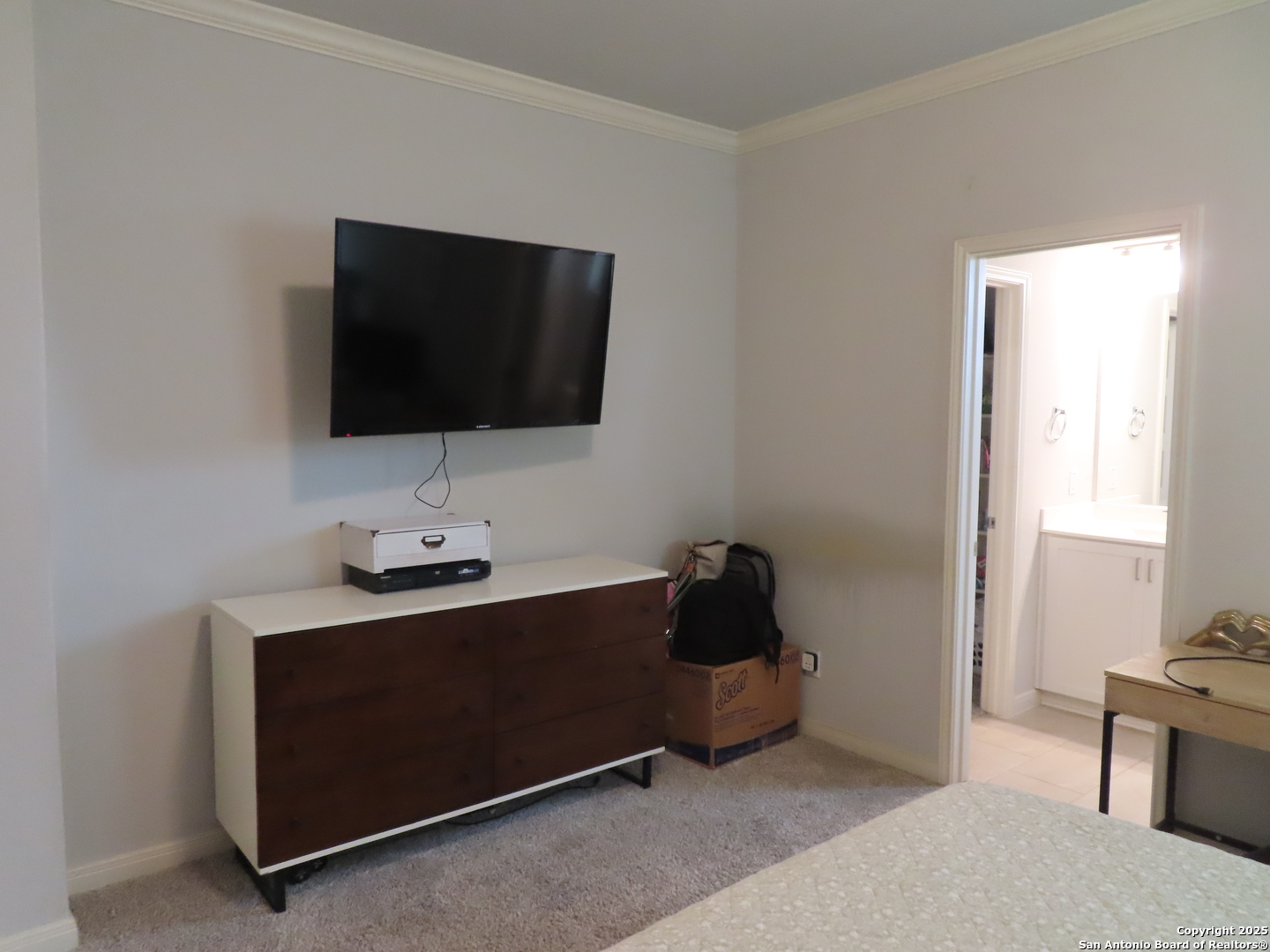 22150 Approach San Antonio, TX 78261 - Photo 13 of 18 a living room with furniture and a flat screen tv