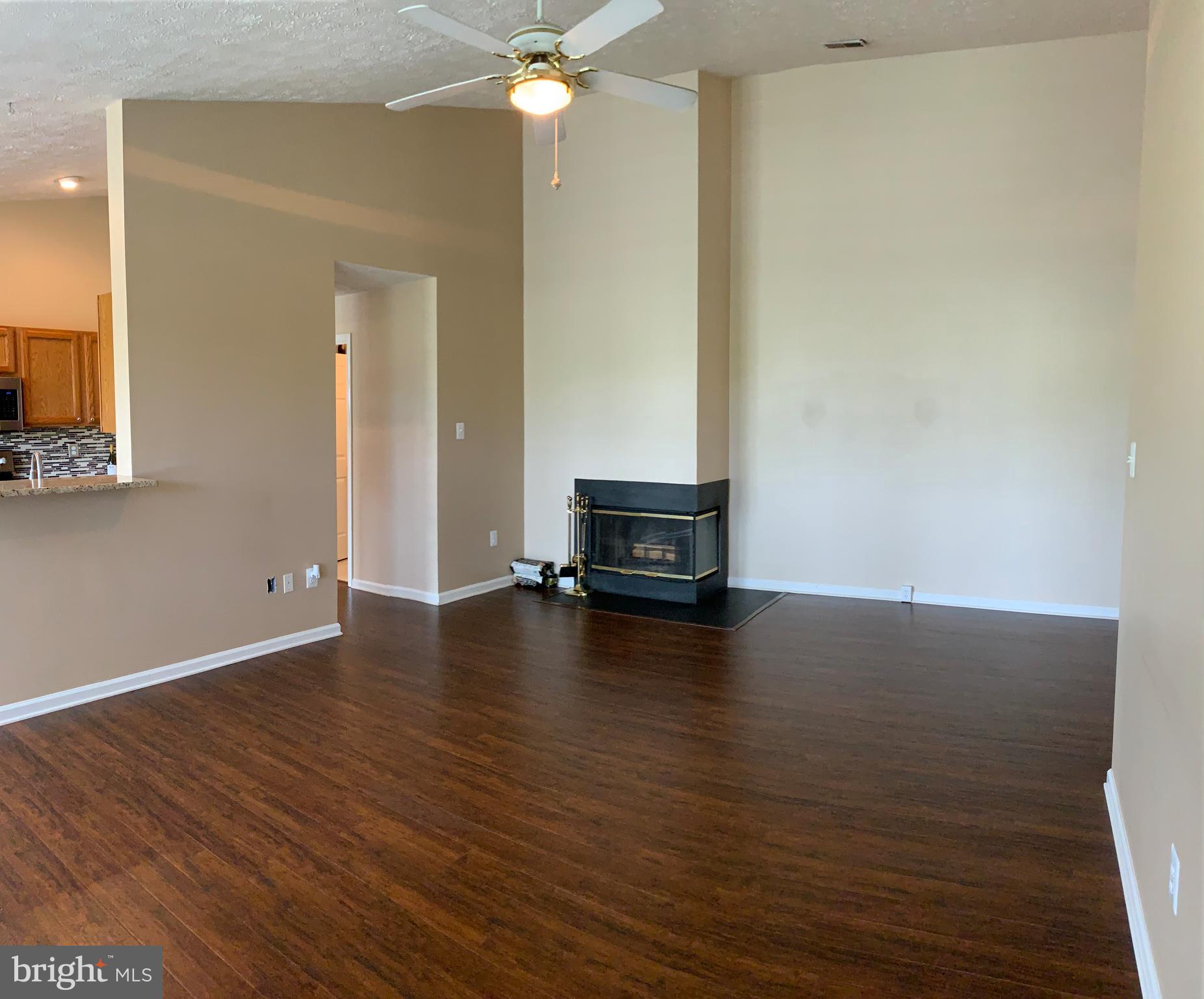 905 Blueleaf Court, Unit 7 3C Frederick, MD 21701 - Photo 11 of 24 Large Open Living Area with Fireplace