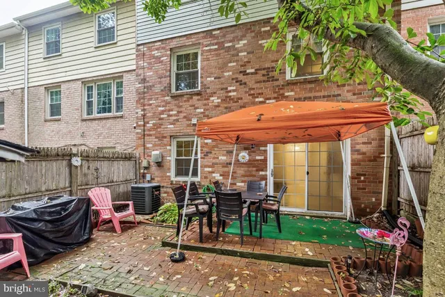 a view of a building with a porch