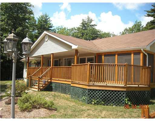201 Ossipee Hill Road Waterboro, ME 04030 - Photo 11 of 21 Exterior Front. Screened porch and...