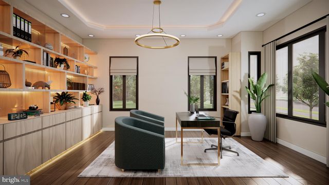 a living room with furniture a window and a chandelier