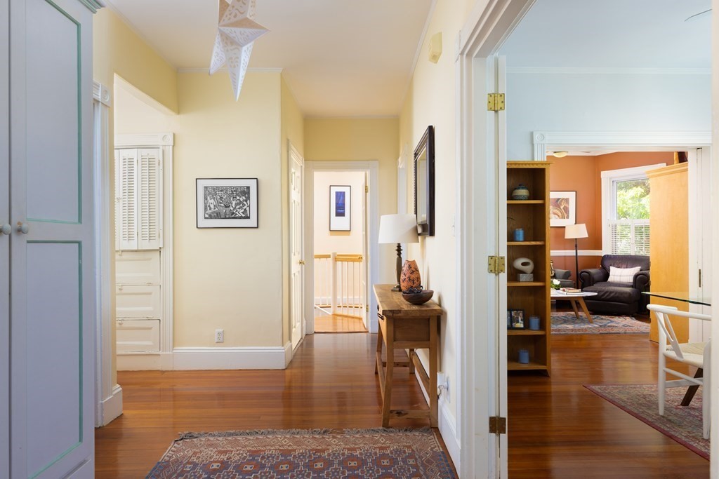 42 Stanton Road, Unit 1 Brookline, MA 02445 - Photo 5 of 16 a view of a livingroom with furniture and floor to ceiling window