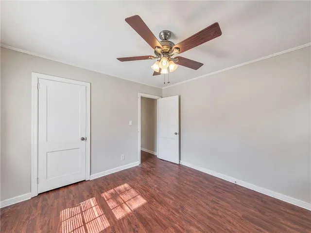 a window in an empty room