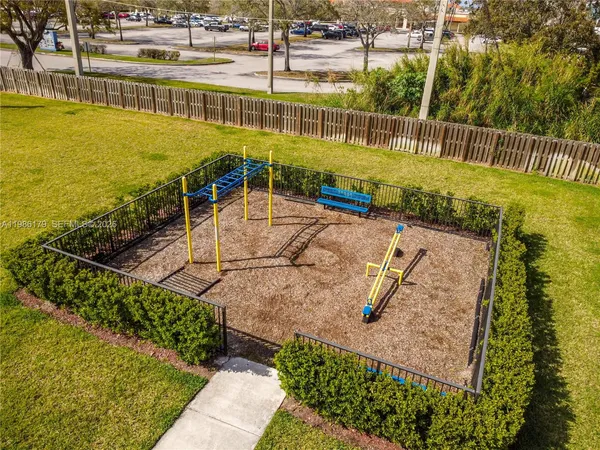 a view of building with yard