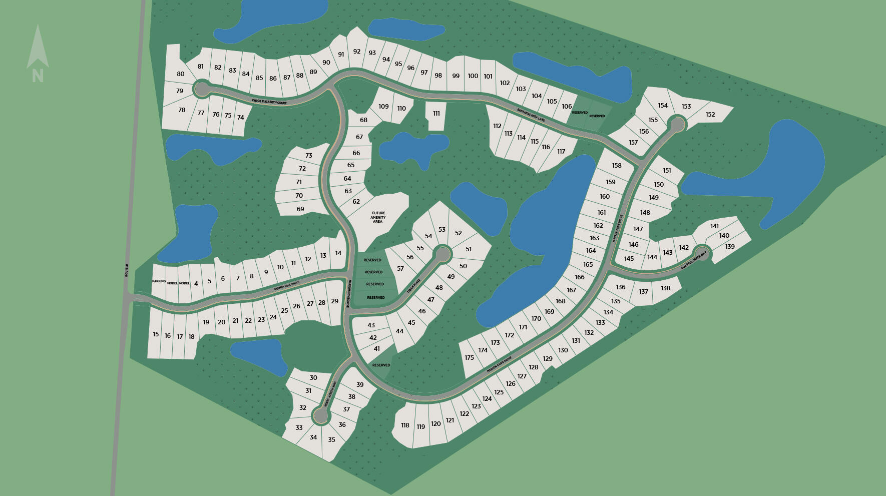 303 Theus Place Huger, SC 29450 - Photo 7 of 7 Forest Edge Site Map