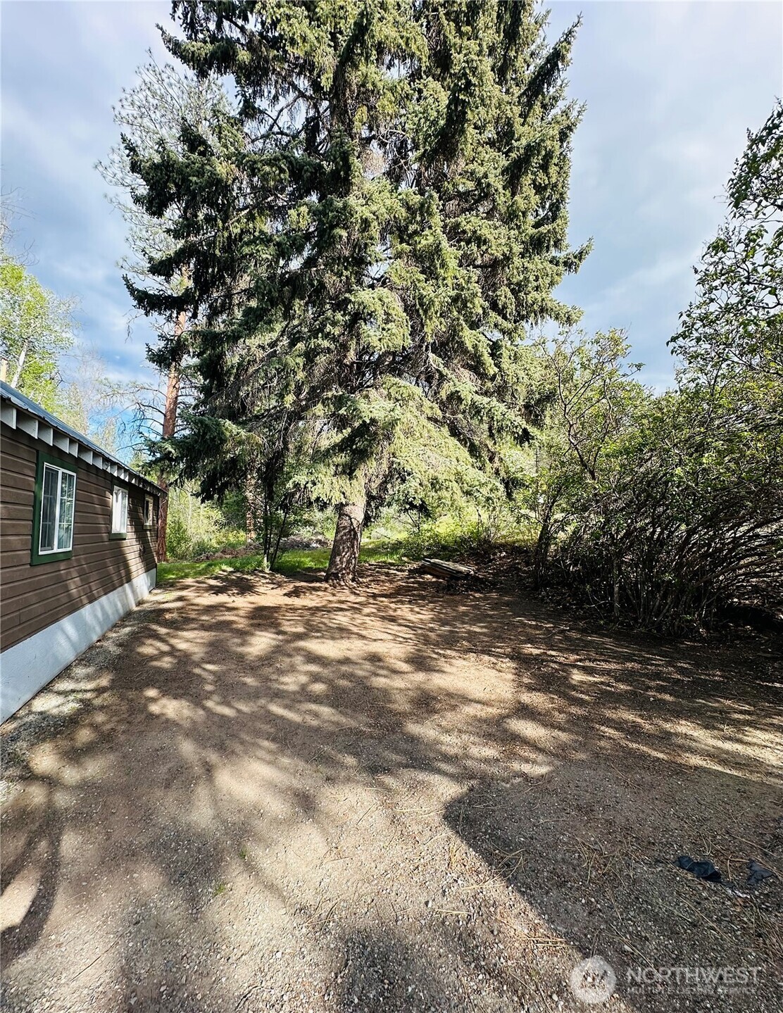 146 East Chewuch Road Winthrop, WA 98862 - Photo 5 of 39 a view of a yard with plants and trees