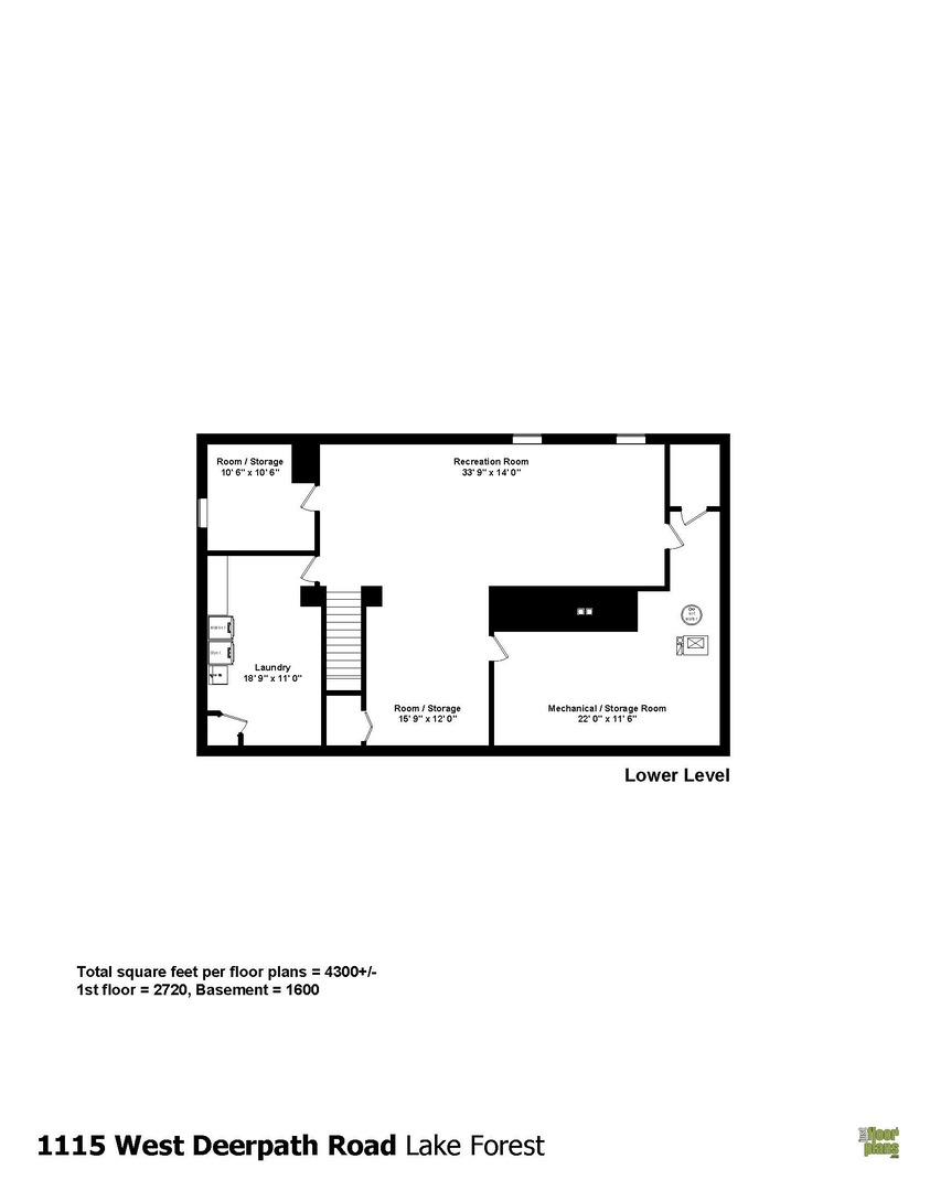 1115 West Deerpath Road Lake Forest, IL 60045 - Photo 18 of 18 a black and white photo of a picture of floor