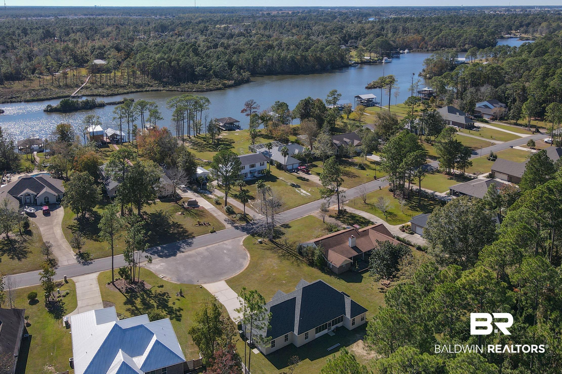 9260 Bay Point Drive Elberta, AL 36530 - Photo 32 of 34 Bird's eye view featuring a water view