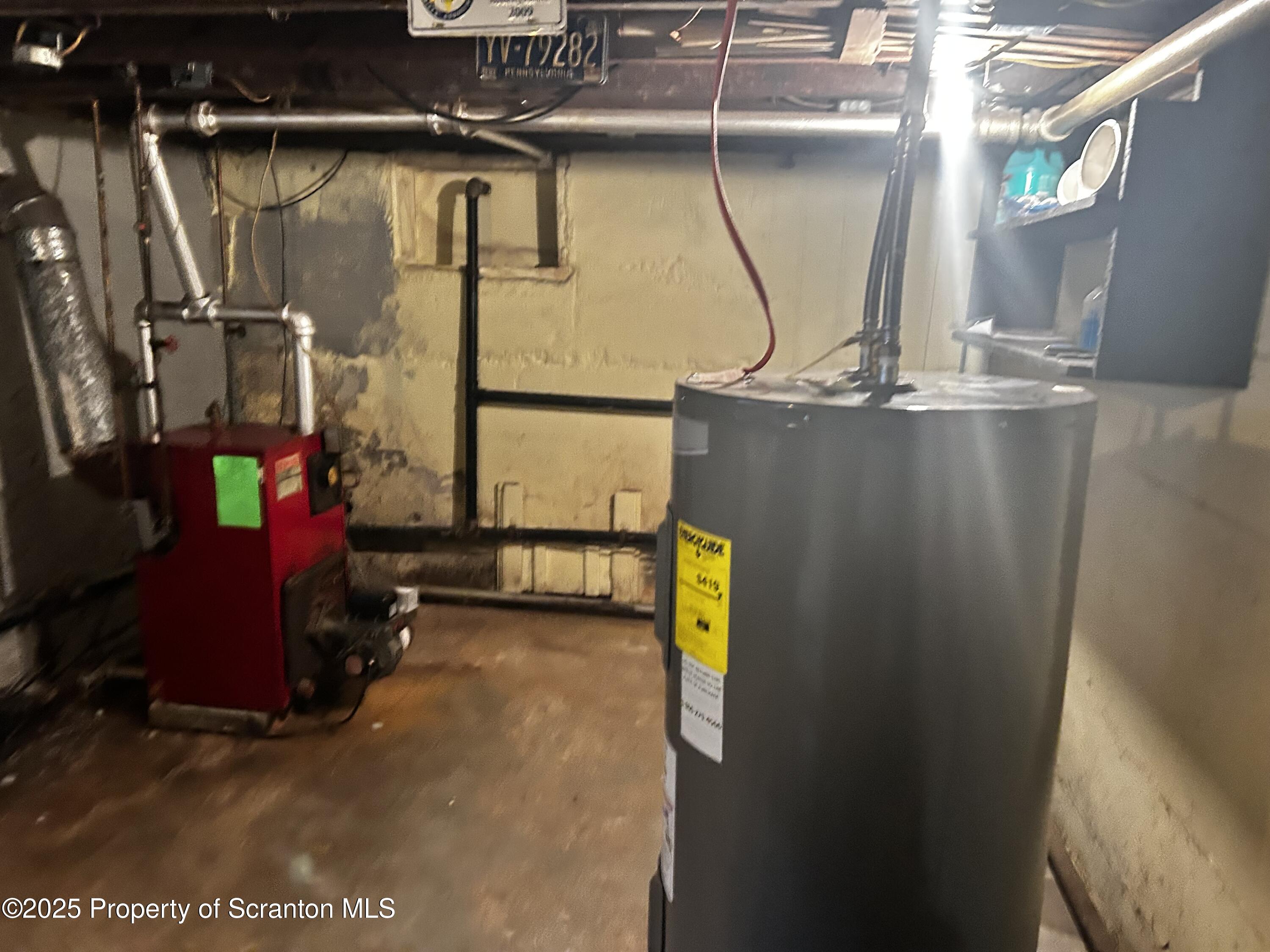1214 Mine Street Old Forge, PA 18518 - Photo 20 of 21 a view of water heater room