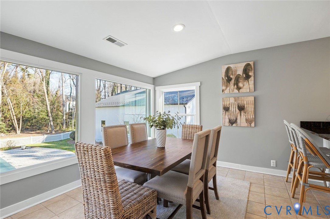 9804 Kingsbridge Road Henrico, VA 23238 - Photo 18 of 50 a view of a dining room with furniture window and outside view