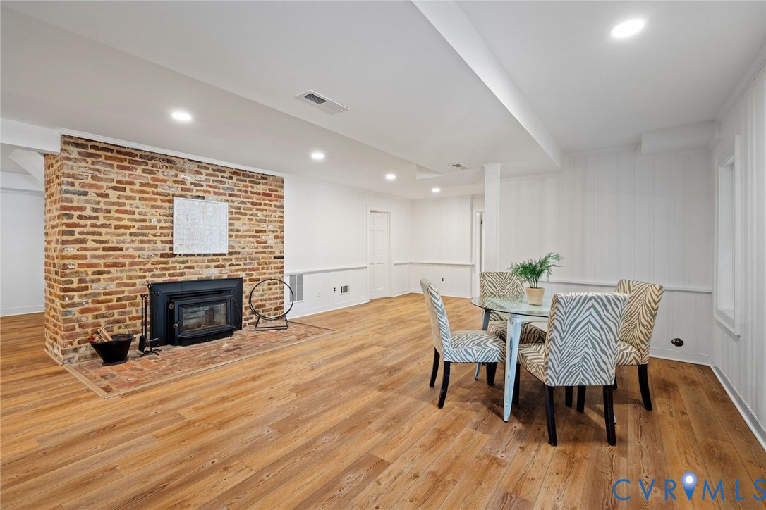 9804 Kingsbridge Road Henrico, VA 23238 - Photo 37 of 50 a view of a dining room with furniture and wooden floor