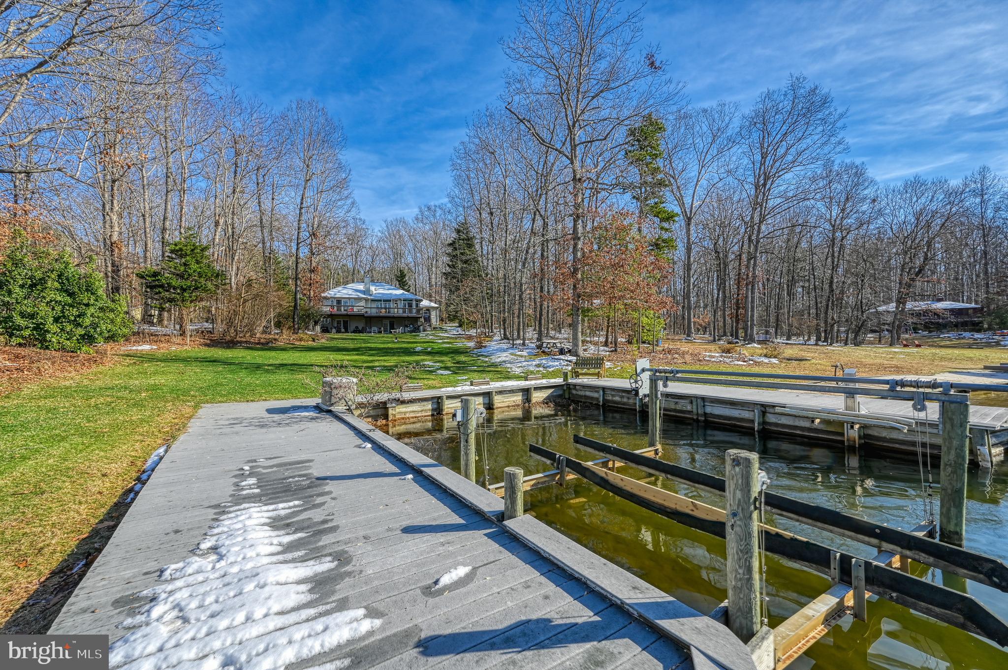3304 Fisherman Way Bumpass, VA 23024 - Photo 41 of 62 Dock with Boat Lift and Jet Ski Lift