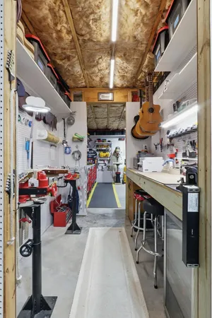 a view of storage and utility room