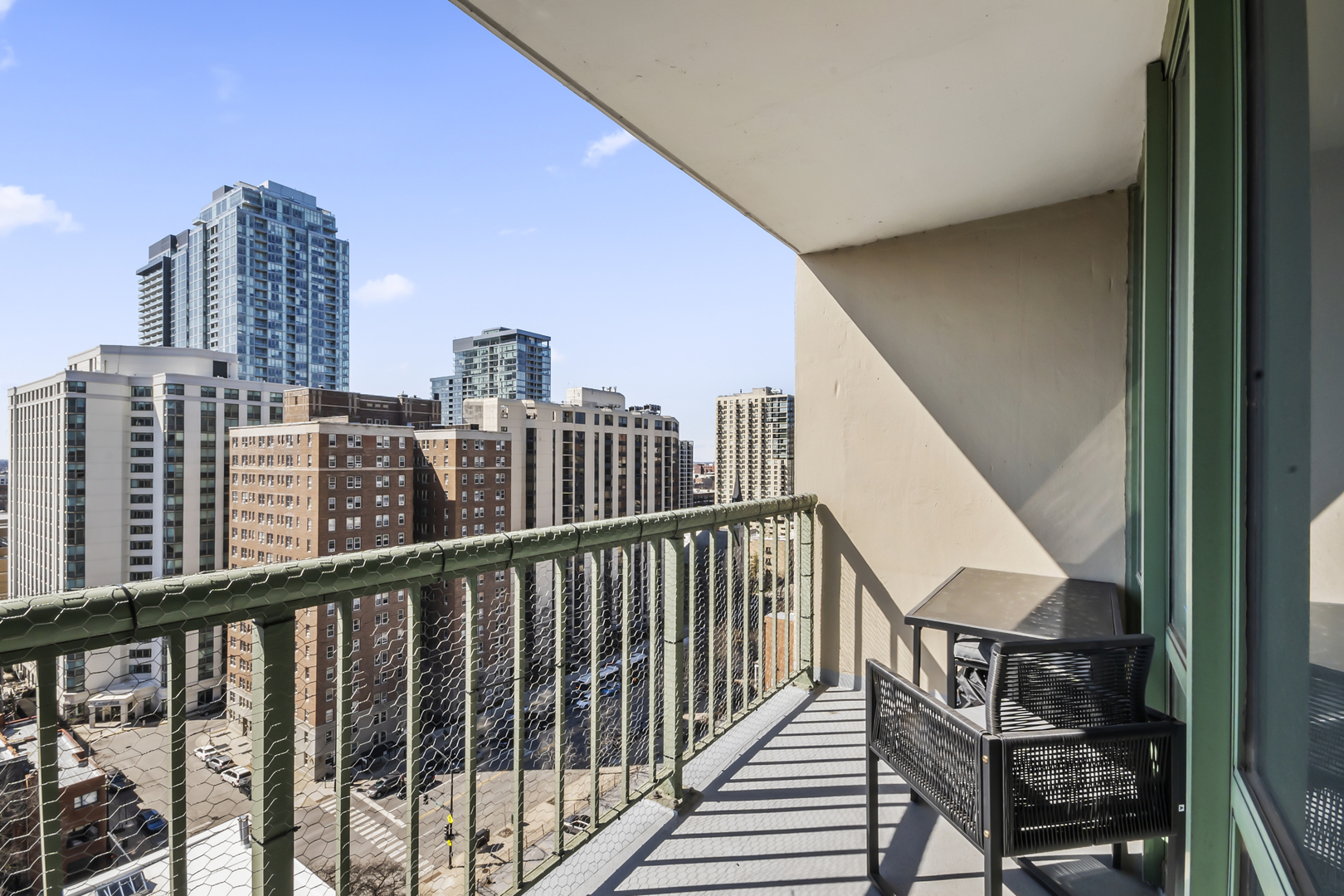 111 West Maple Street, Unit 1110 Chicago, IL 60610 - Photo 5 of 23 a view of a balcony with city view