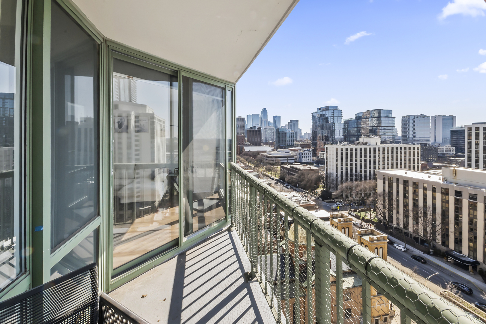 111 West Maple Street, Unit 1110 Chicago, IL 60610 - Photo 7 of 23 a view of a balcony with city view