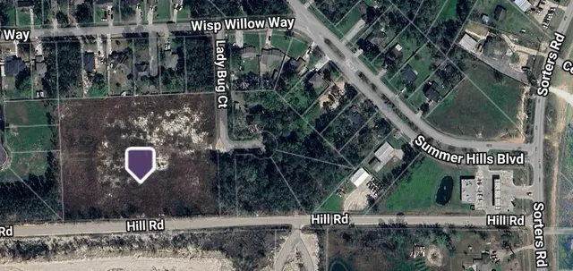 a bird view of house