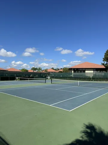 a view of a tennis court