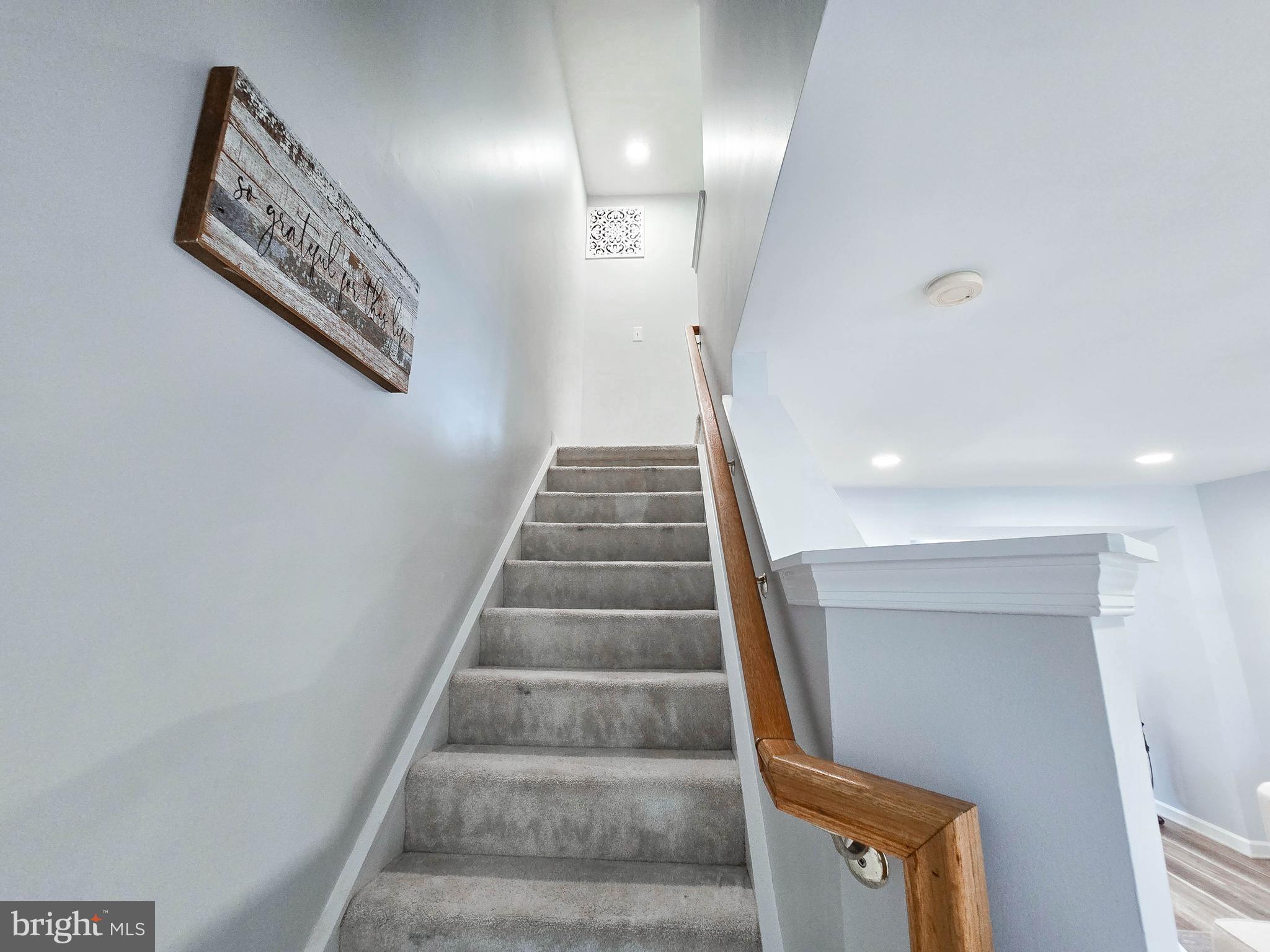 6771 Stone Maple Terrace Centreville, VA 20121 - Photo 14 of 33 a view of staircase with white walls