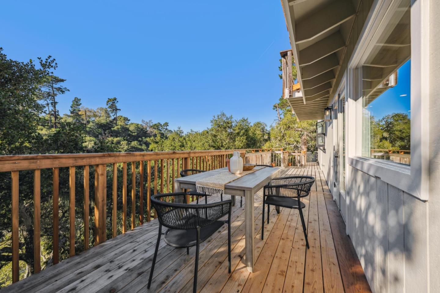 1100 Castro Road Monterey, CA 93940 - Photo 15 of 70 a view of a deck with wooden floor and outdoor seating