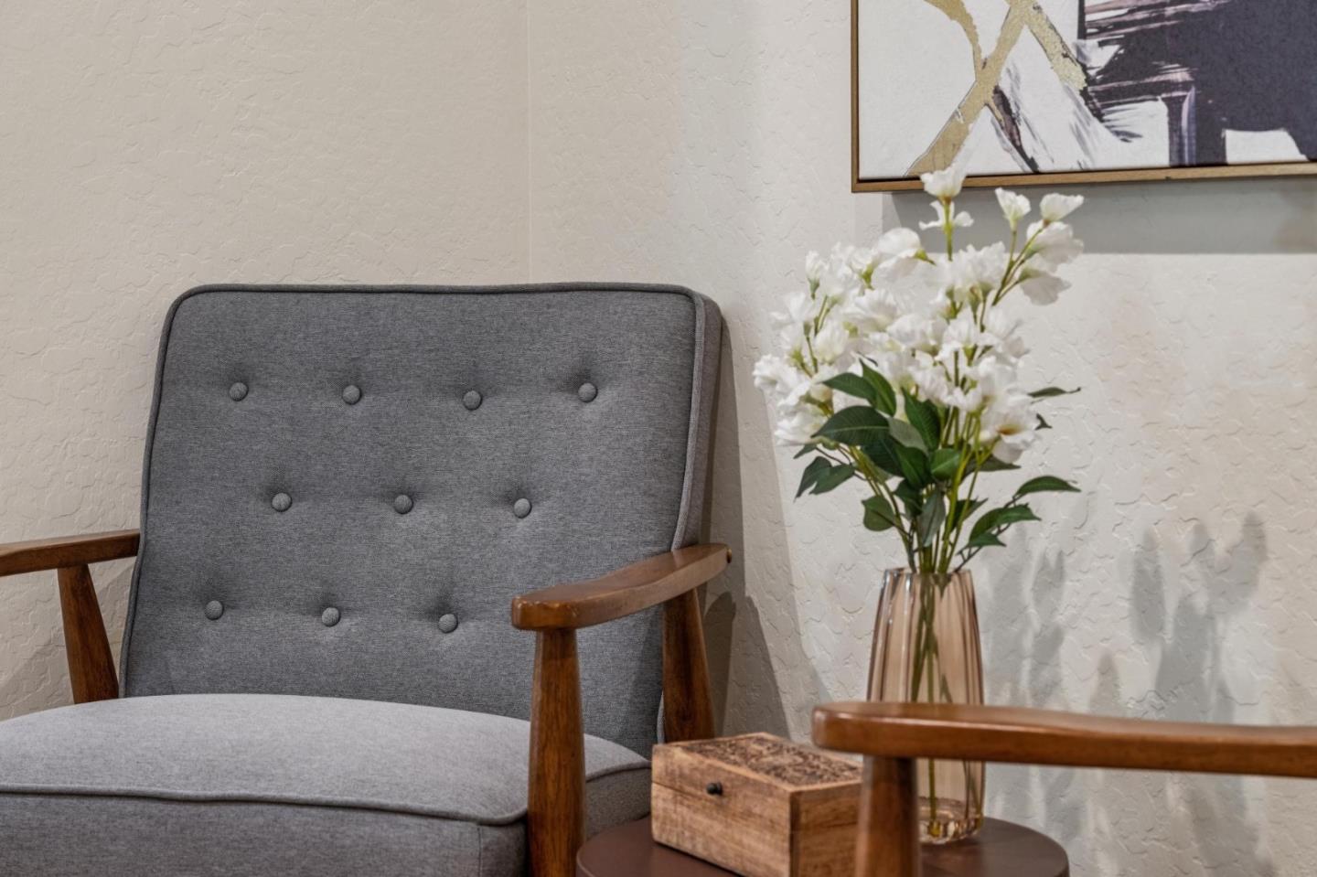 1100 Castro Road Monterey, CA 93940 - Photo 28 of 70 a bathroom with a sink a mirror and a potted plant
