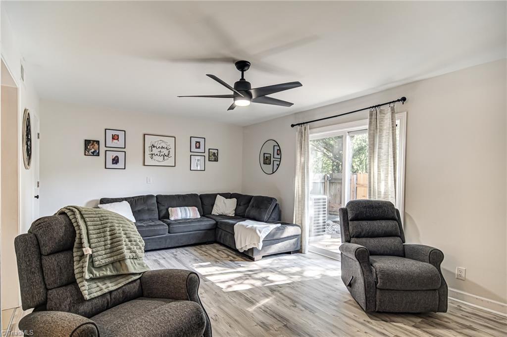 2215 Shadow Valley Road, Unit B High Point, NC 27265 - Photo 7 of 33 Additional view of living room. Perfectly cozy regardless of the season!