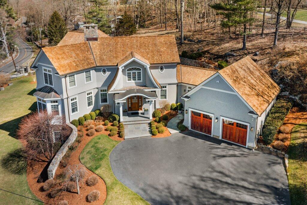 80 Goodwives River Road Darien, CT 06820 - Photo 1 of 57 an aerial view of multiple houses with yard