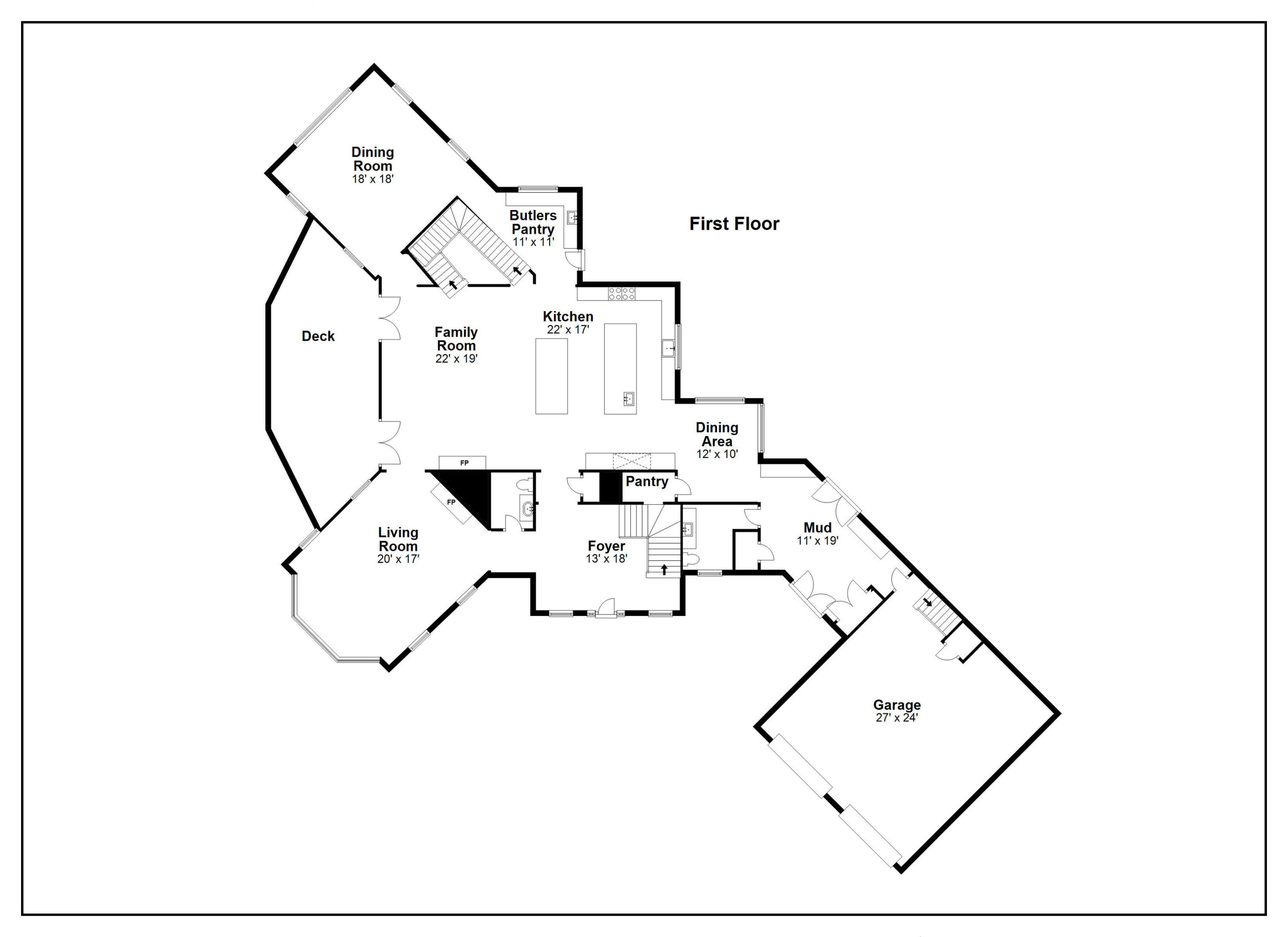 80 Goodwives River Road Darien, CT 06820 - Photo 54 of 57 a picture of floor plan