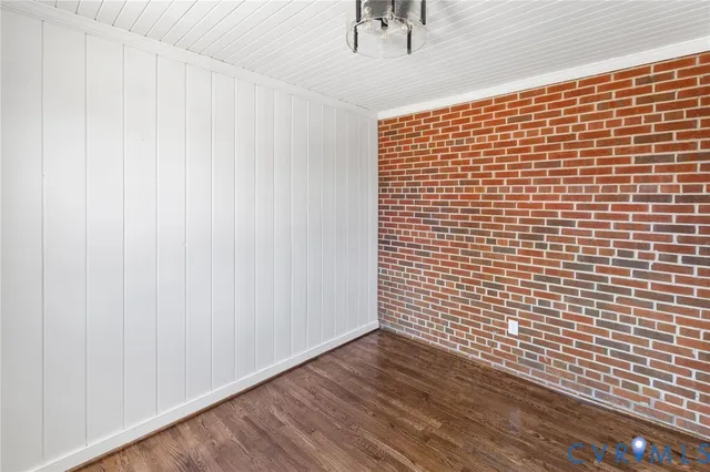 a view of wooden floor