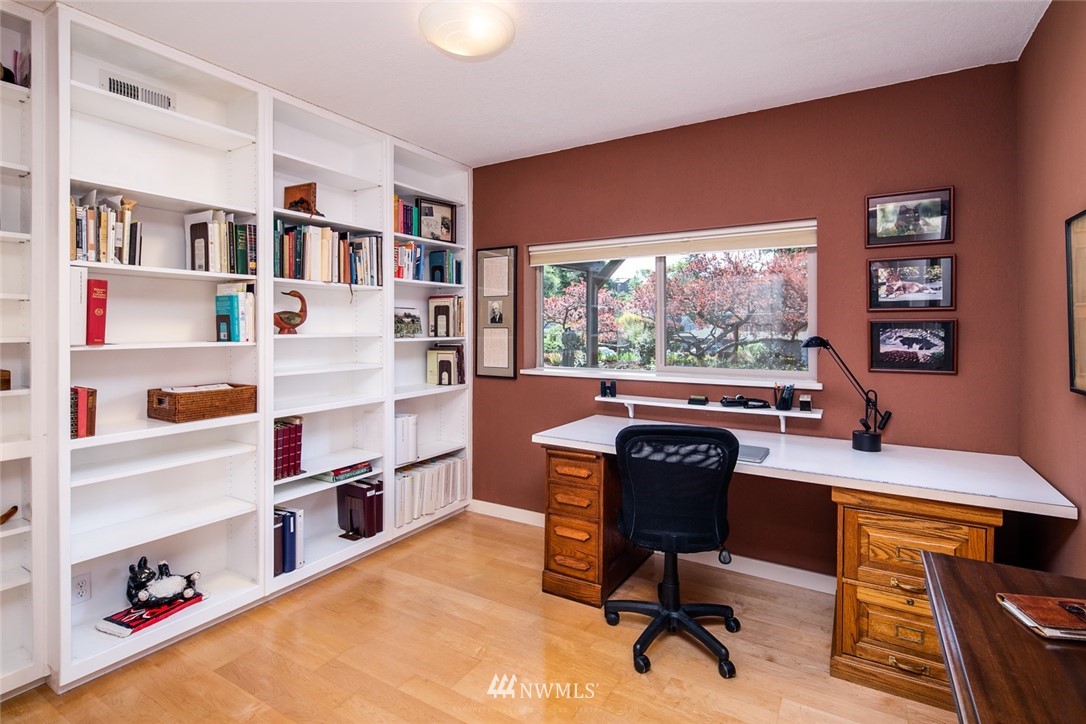 710 Fieldston Road Bellingham, WA 98225 - Photo 18 of 27 a view of a workspace with furniture and a window