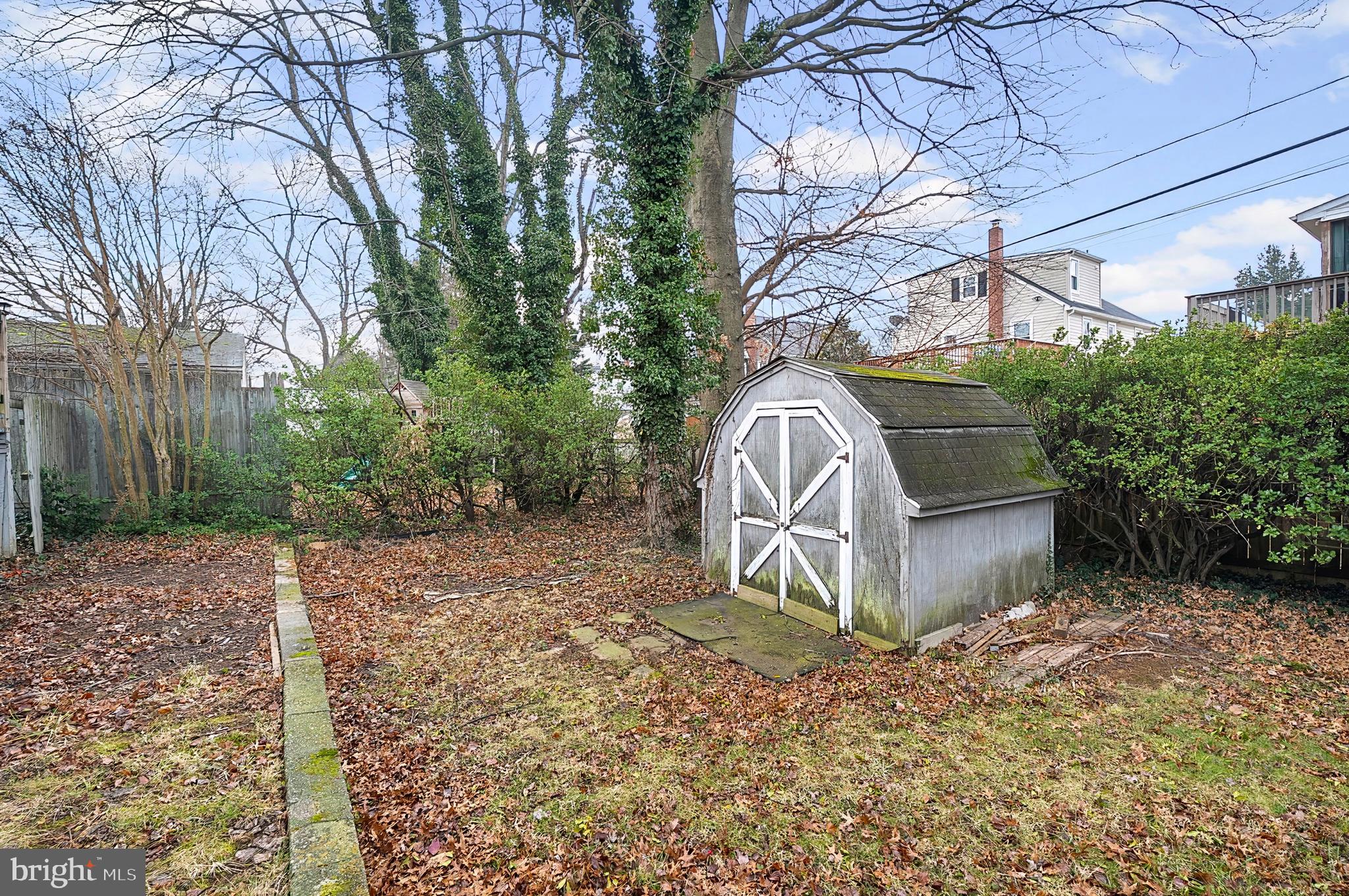 3339 Acton Road Parkville, MD 21234 - Photo 34 of 37 a view of a backyard with plants and large trees
