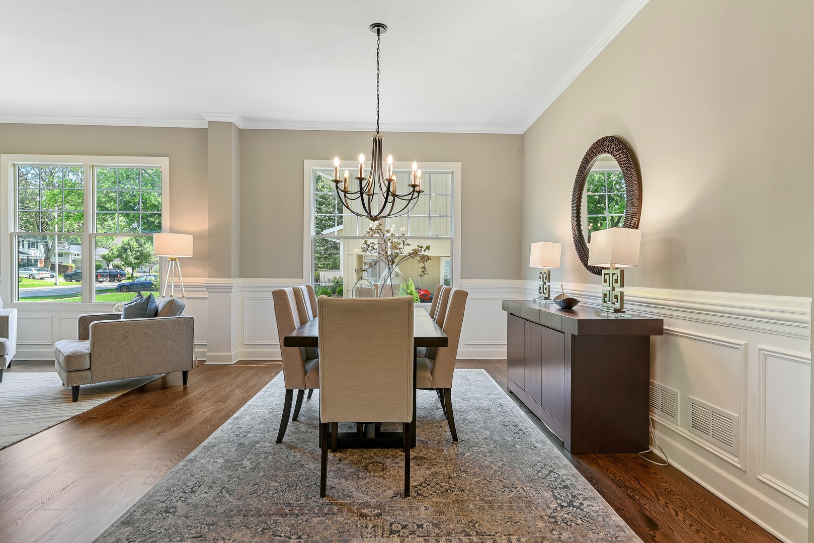 440 West Gartner Road Naperville, IL 60540 - Photo 9 of 22 a view of a dining room with furniture window and outside view