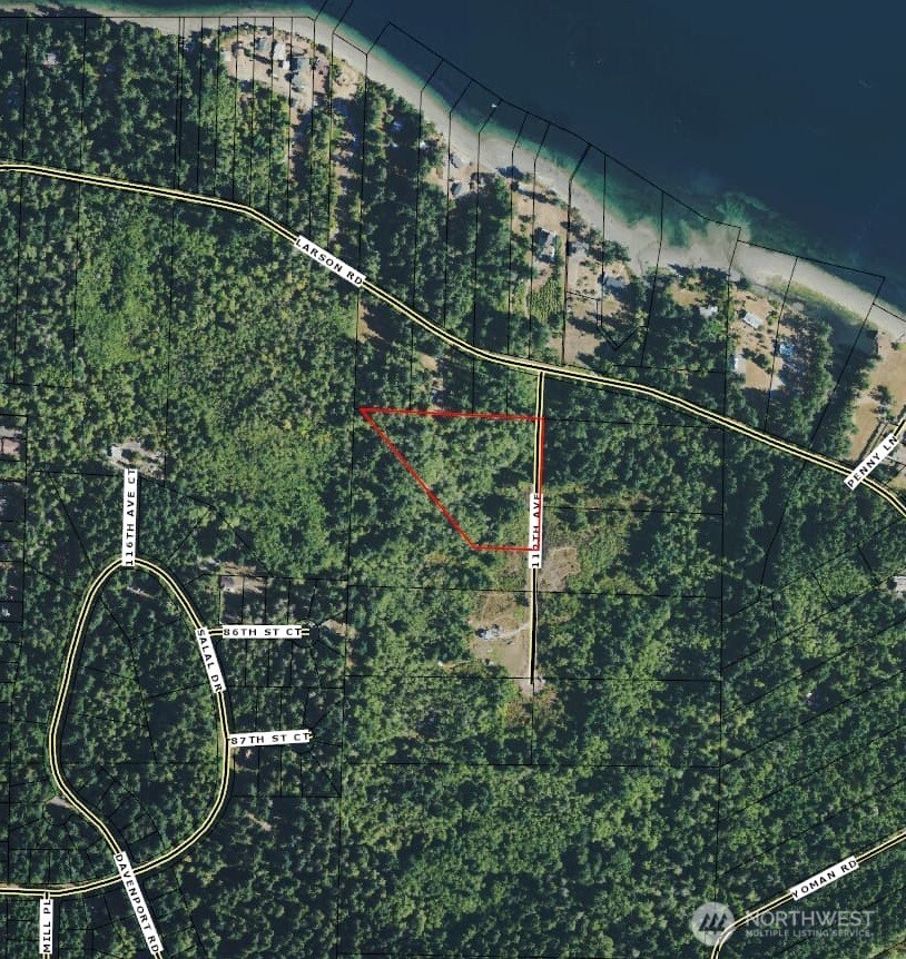 8406 112th Avenue Anderson Island, WA 98303 - Photo 4 of 4 a view of a yard