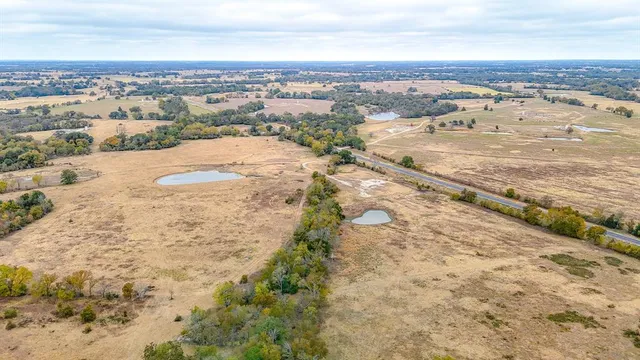 an aerial view of a houses