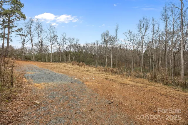 a view of a small yard