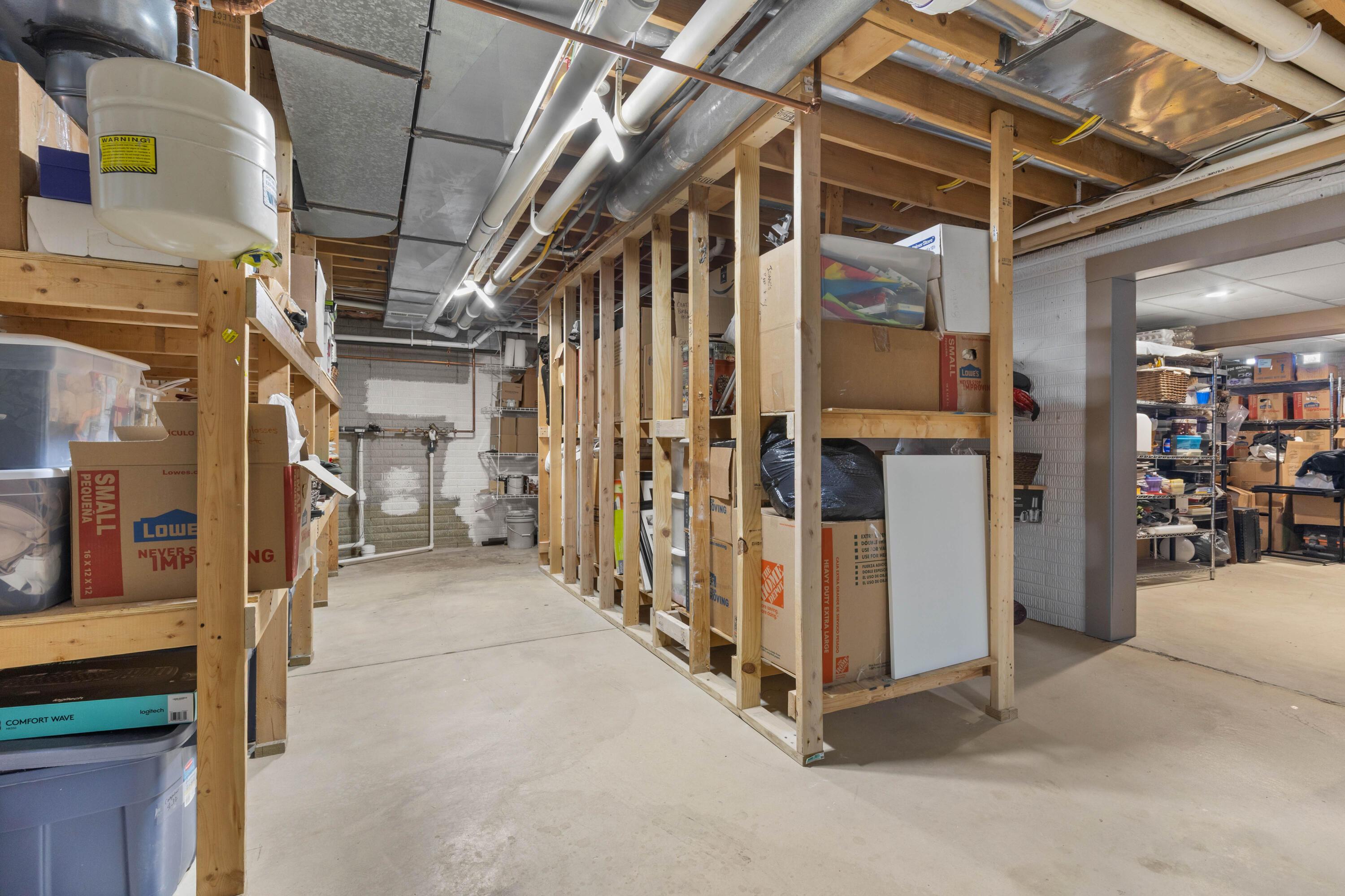 1364 Dale Ford Road Delaware, OH 43015 - Photo 82 of 112 • Can lighting • Sump pump • Acoustic ceiling tiles • Shelving does not remain