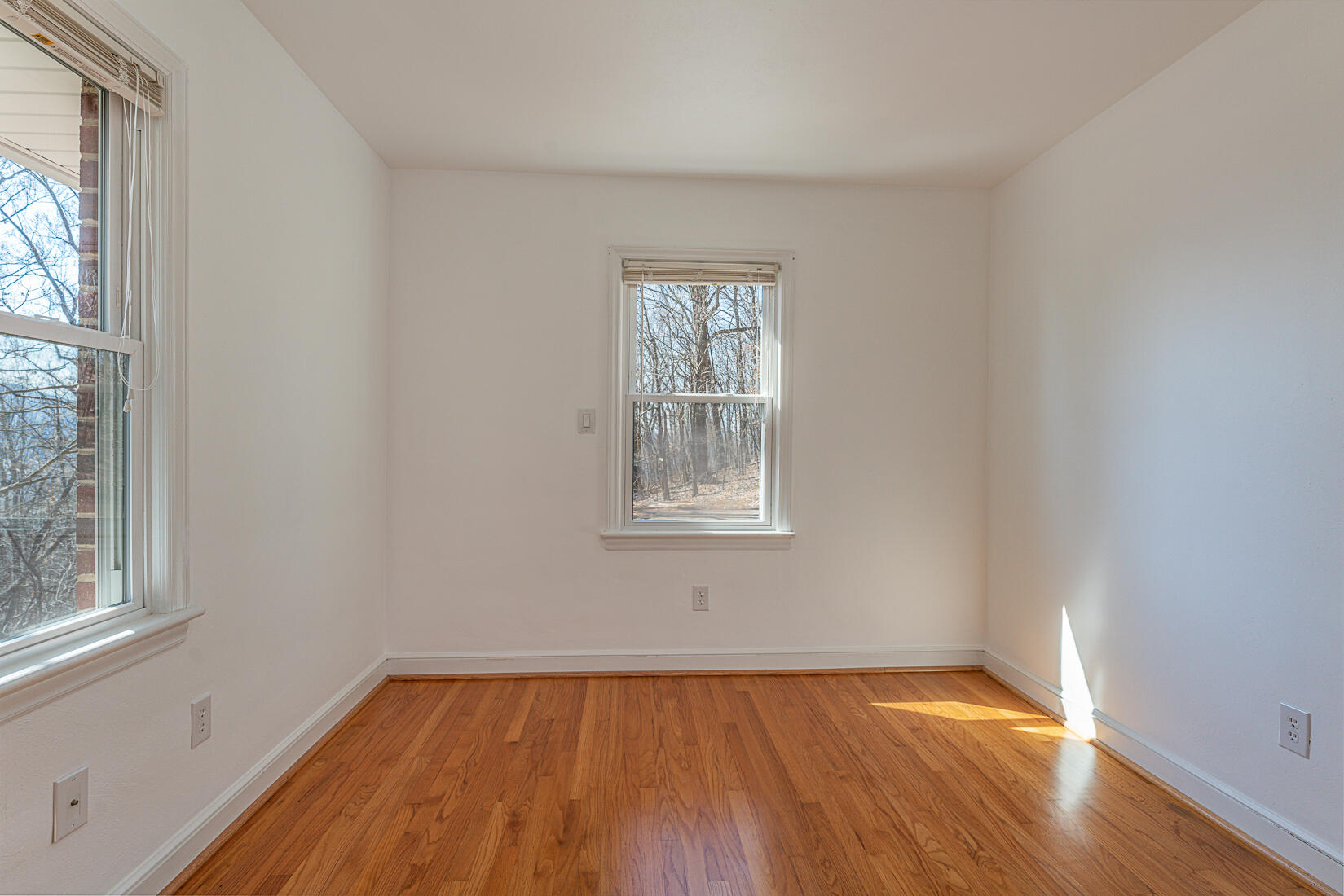 724 Eddies Road Salem, VA 24153 - Photo 28 of 54 a view of an empty room with wooden floor and a window