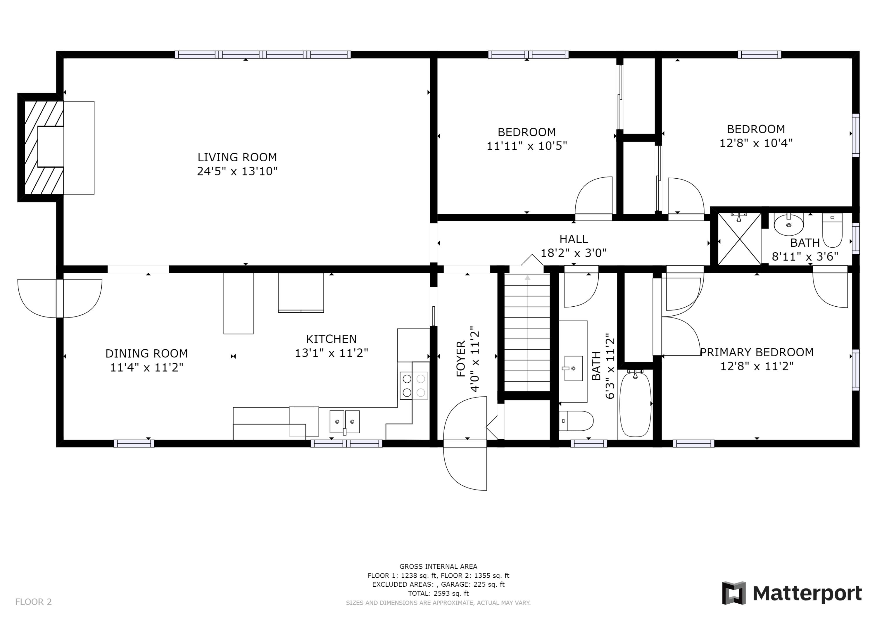 724 Eddies Road Salem, VA 24153 - Photo 53 of 54 Entry floor Plan